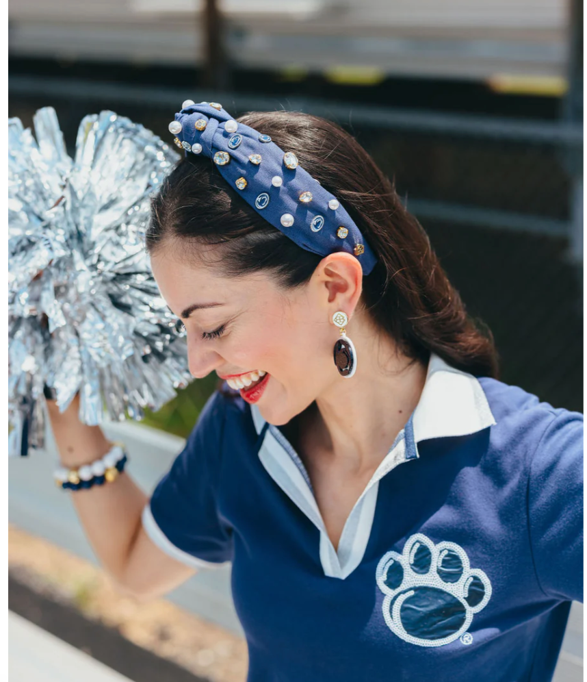 Penn State Navy Logo Headband